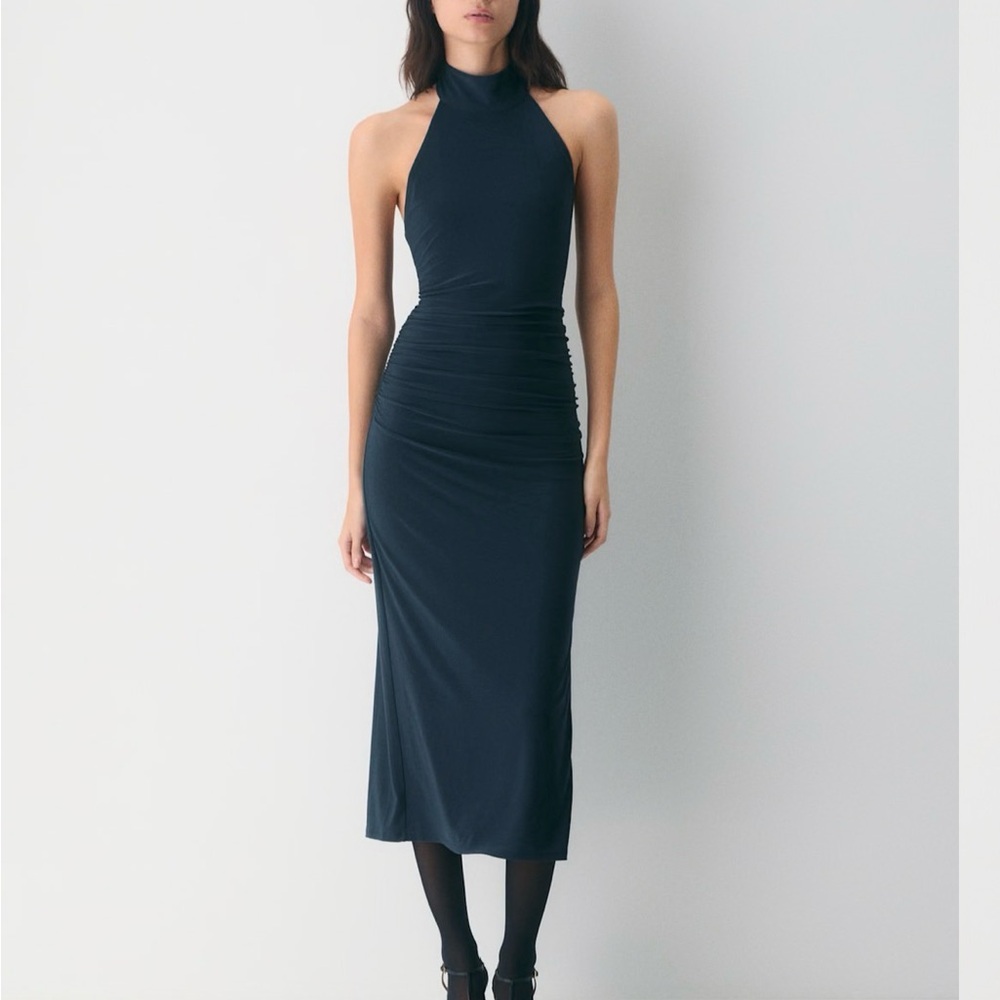 Aritzia Midnight Blue Smooth Matter™ Remedy Dress